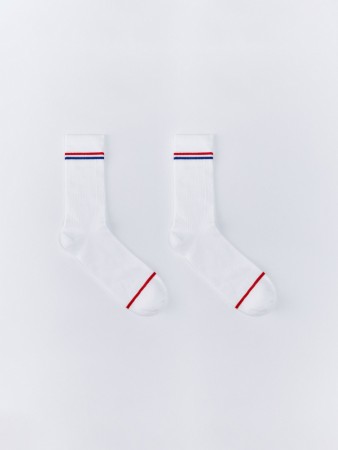 длинные носки с полосками - мужские носки, чулки и колготки хлопковые 