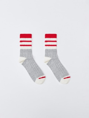 длинные вязаные носки детские фотография