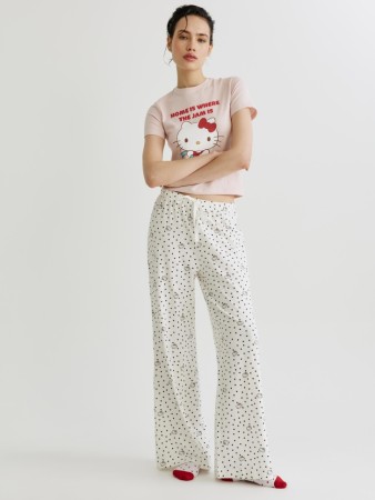 домашние брюки c принтом hello kitty фотография