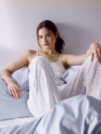 домашние брюки с рельефным узором - женская домашняя одежда