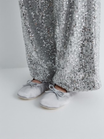 домашние тапочки-балетки для девочек - детская обувь