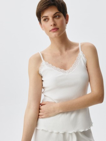 домашний топ с кружевом - женская домашняя одежда