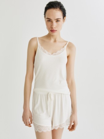 домашний топ с кружевом - домашняя одежда
