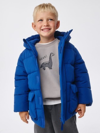 дутая куртка с капюшоном для мальчиков - детская одежда, обувь и аксессуары пуховая 