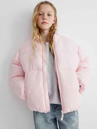 дутая стеганая куртка для девочек - детская одежда, обувь и аксессуары стеганая 