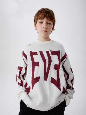 двухсторонний джемпер в стиле гранж детский фотография