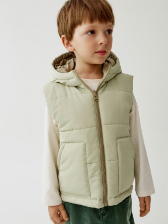 двусторонний жилет с капюшоном для мальчиков - детская одежда, обувь и аксессуары для всех возрастов двухсторонняя 
