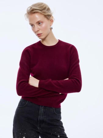 джемпер из шерсти и кашемира - женские джемперы шерстяные 