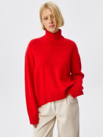 джемпер оверсайз с содержанием шерсти фотография