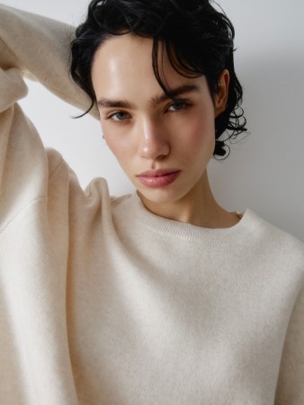 джемпер с содержанием ангоры и шерсти - женские джемперы с круглым вырезом 