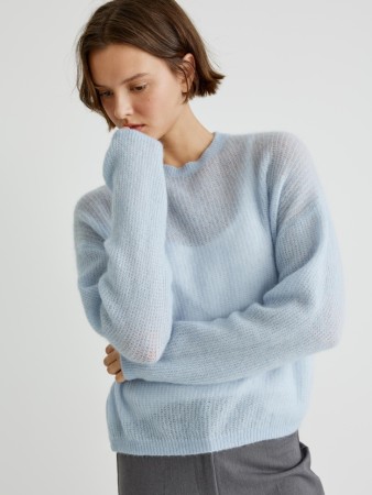 джемпер с содержанием шерсти и мохера фотография