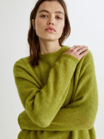 джемпер с содержанием шерсти и мохера - женская одежда из мохера 