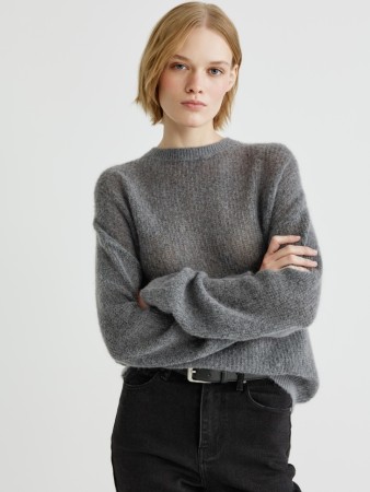 джемпер с содержанием шерсти и мохера фотография