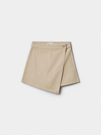 джинсовая мини юбка-шорты с запахом - женская одежда, обувь и аксессуары с запахом 