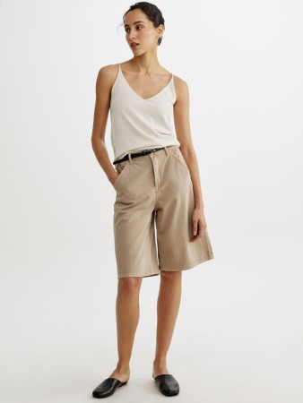 джинсовые шорты-бермуды премиум качества фотография