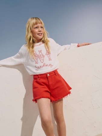 джинсовые шорты для девочек фотография