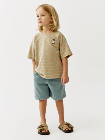 джинсовые шорты из твила для мальчиков фотография