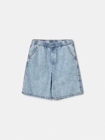 джинсовые шорты на резинке для мальчиков - детская одежда для детей 