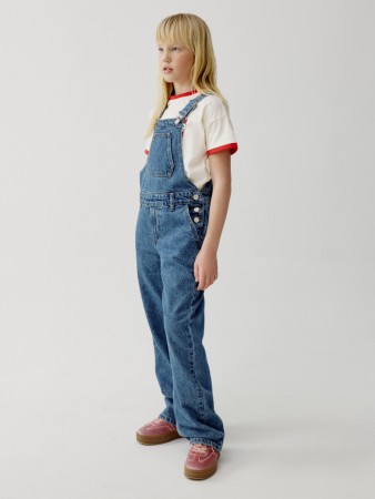 джинсовый комбинезон для девочек - детская одежда, обувь и аксессуары