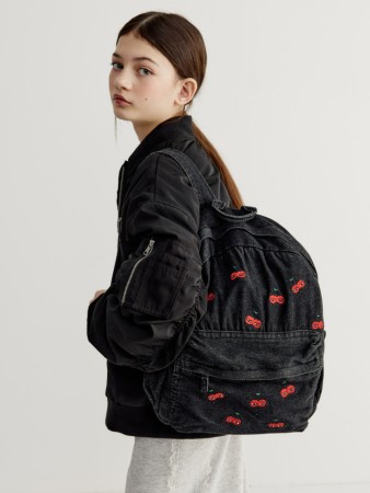 джинсовый рюкзак с вышивкой для девочек - детская одежда, обувь и аксессуары для всех возрастов с ручками 