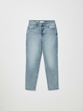 джинсы 404 mom fit - женские джинсы на высокой посадке 