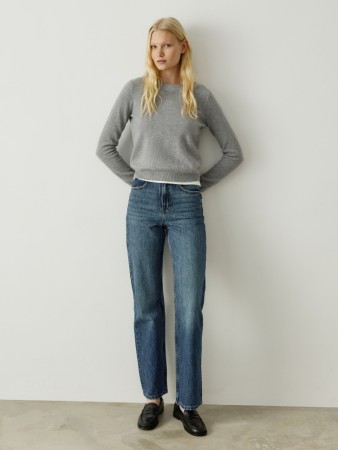 джинсы 411 wide leg tall из органического хлопка - женская одежда клеш 