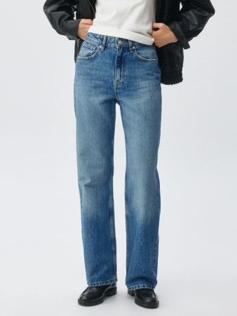 джинсы 411 wide leg - женские джинсы повседневные 