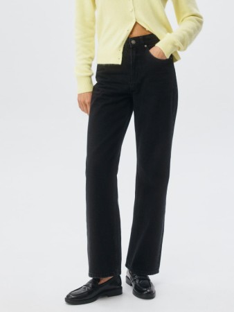 джинсы 411 wide leg - женские джинсы для взрослых 