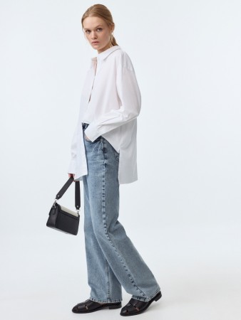 джинсы 411 wide leg - джинсы и брюки из денима 