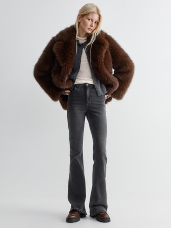 джинсы 445 flared tall - джинсы красные 