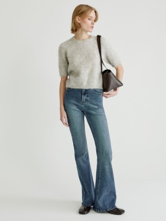 джинсы 445 flared - женские джинсы льняные 