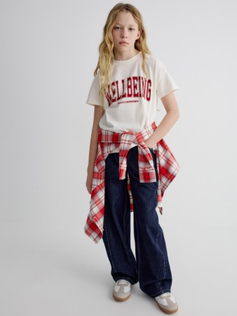 джинсы baggy для девочек фотография