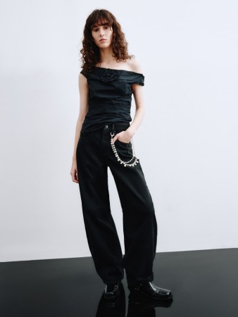 джинсы balloon fit из линейки sela young - женские джинсы для взрослых 