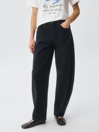 джинсы balloon fit - женская одежда российская 