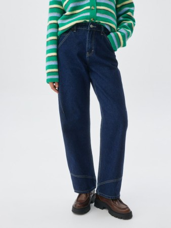 джинсы balloon fit - женская одежда с вытачками 