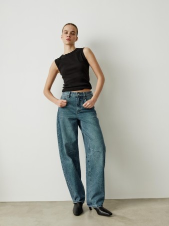 джинсы balloon fit фотография