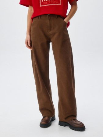 джинсы balloon fit - женская одежда из денима 