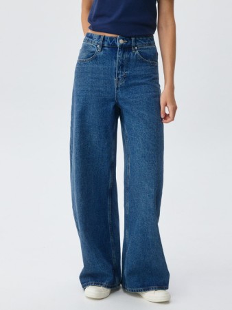 джинсы barrel - женская одежда на высокой посадке 