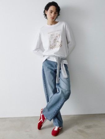 джинсы barrel - женская одежда зауженная 