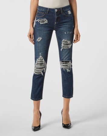 джинсы бойфренды philipp plein фотография