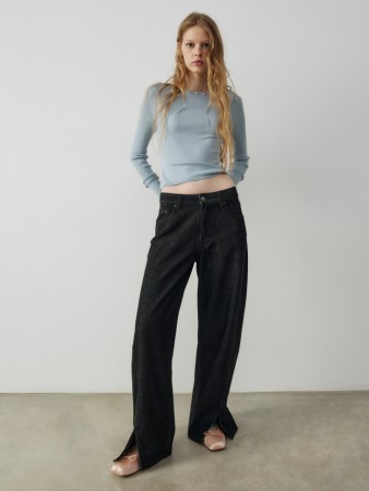 джинсы бойфренды с разрезами по низу из линейки  young фотография