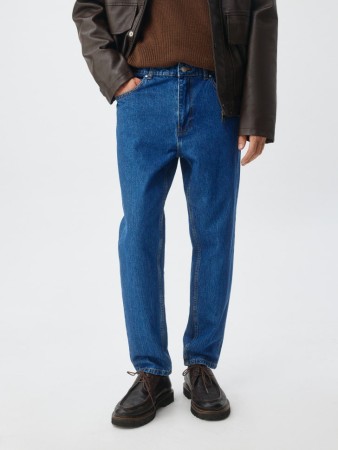 джинсы carrot fit со средней посадкой - мужская одежда джинсовая 