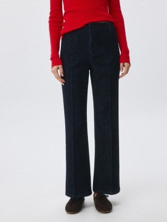 джинсы flared без пояса со стрелками - женские джинсы для взрослых 