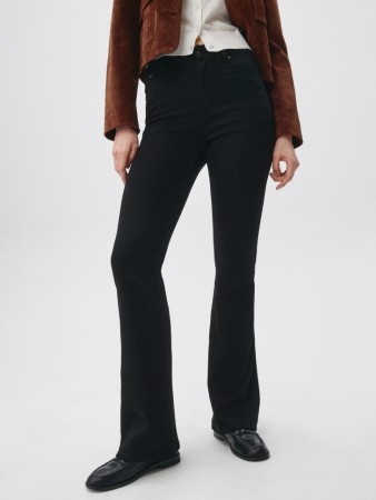 джинсы flared tall с высокой посадкой фотография