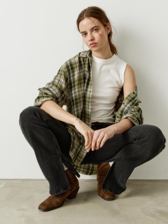 джинсы flared фотография