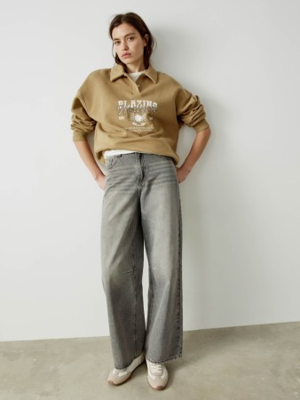 джинсы loose boyfriend - женская одежда с вытачками 