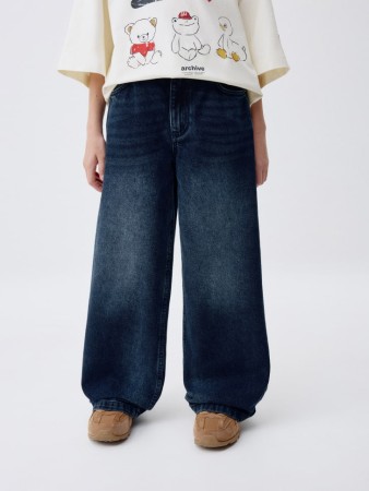 джинсы loose fit для девочек из коллекции  archive фотография