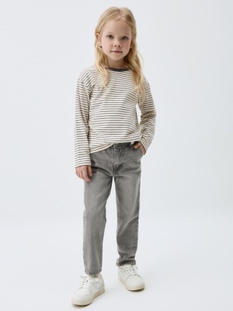 джинсы mom fit для девочек фотография
