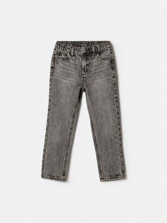 джинсы прямого кроя на резинке для мальчиков фотография