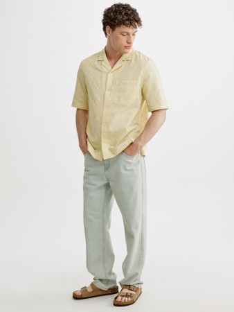 джинсы прямого кроя со средней посадкой - мужская одежда, обувь и аксессуары джинсовая 